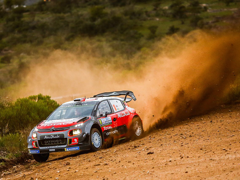 Equipa de Rali da Citroen Racing WRC faz testes em Boticas