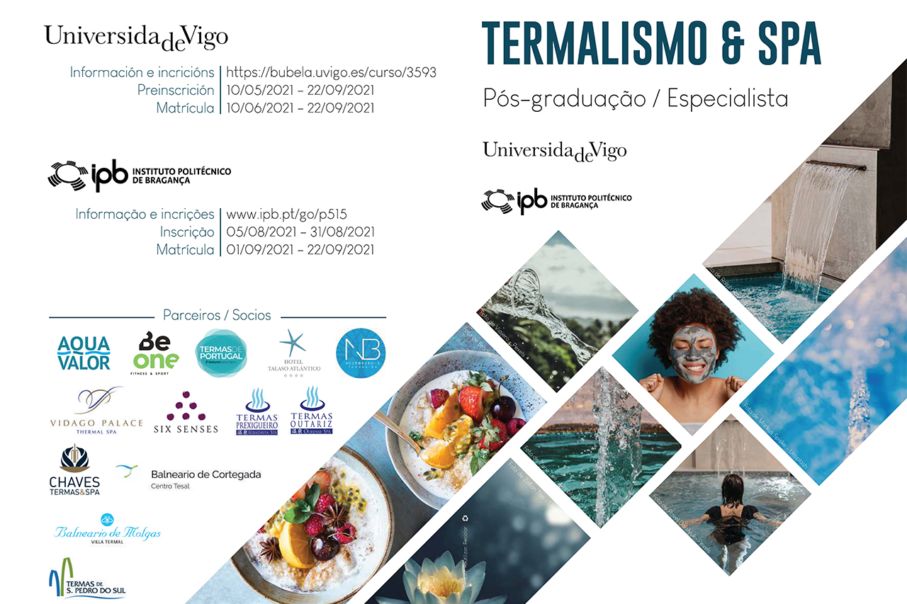 IPB e Universidade de Vigo disponibilizam Pós-Graduação em Termalismo e SPA
