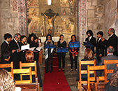 Concerto pelo Grupo Vocal Ançã ble na Igreja de Covas do Barroso