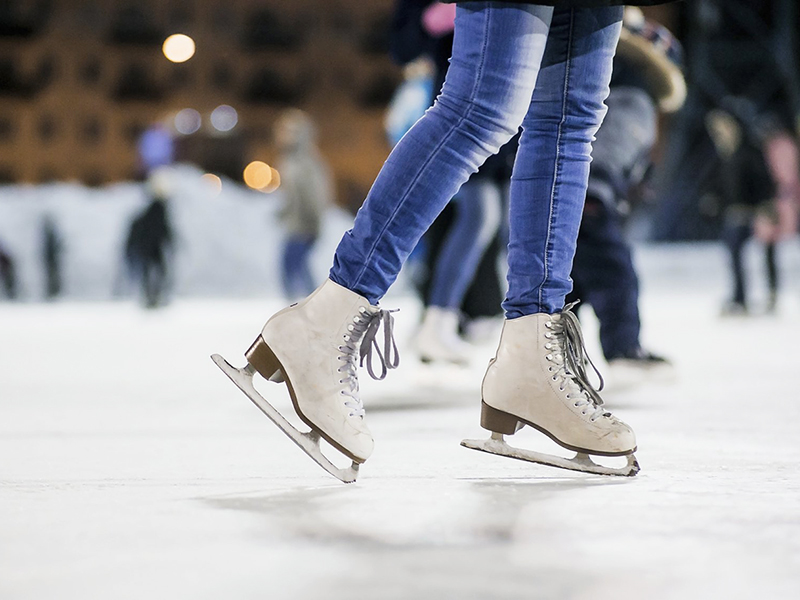 Pista de gelo para patinar em Boticas