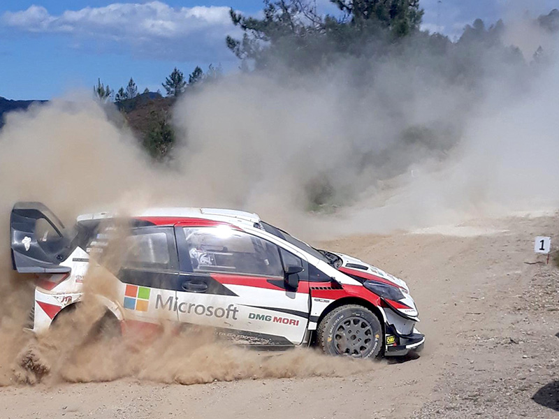 Equipa da Toyota Gazoo Racing WRC fez testes em Boticas