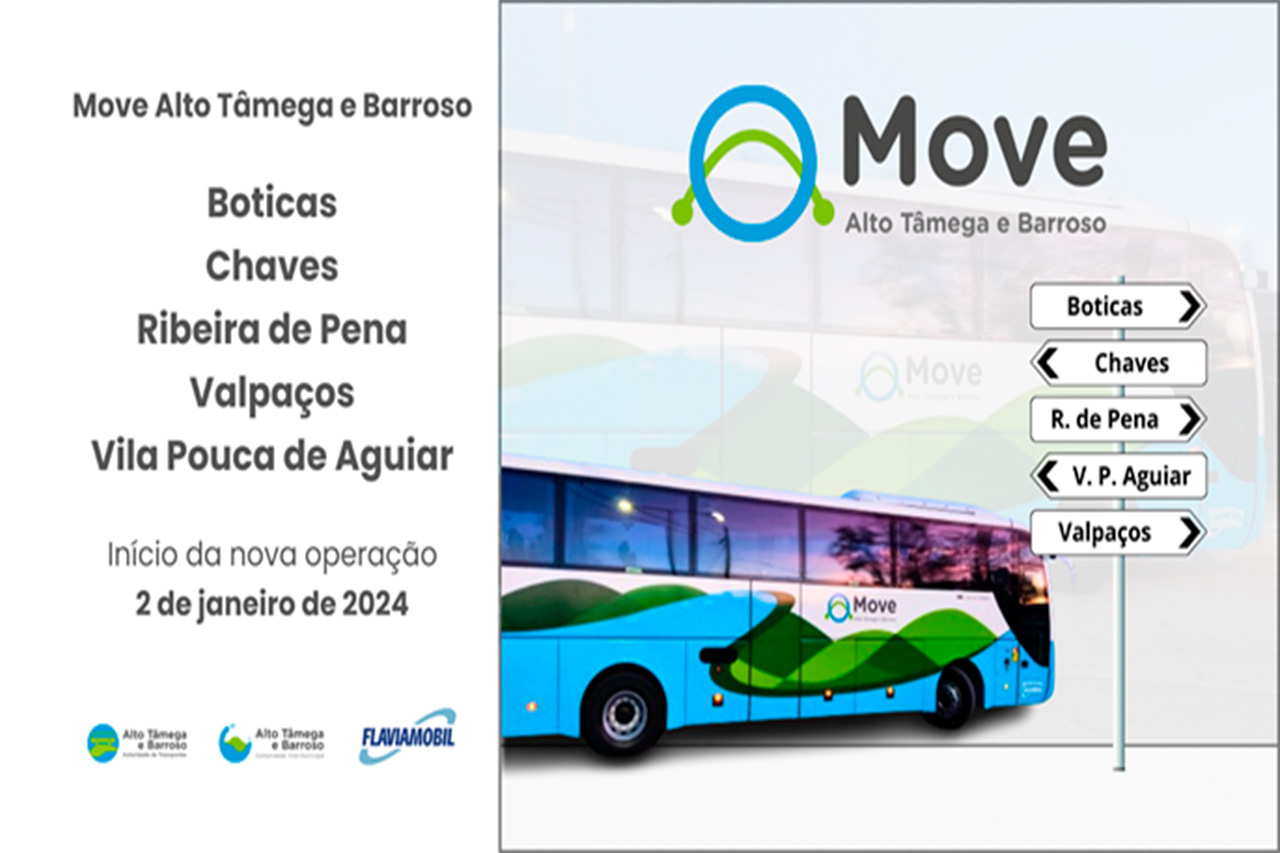 Flaviamobil inicia servio de transportes no Concelho de Boticas a 2 de janeiro de 2024