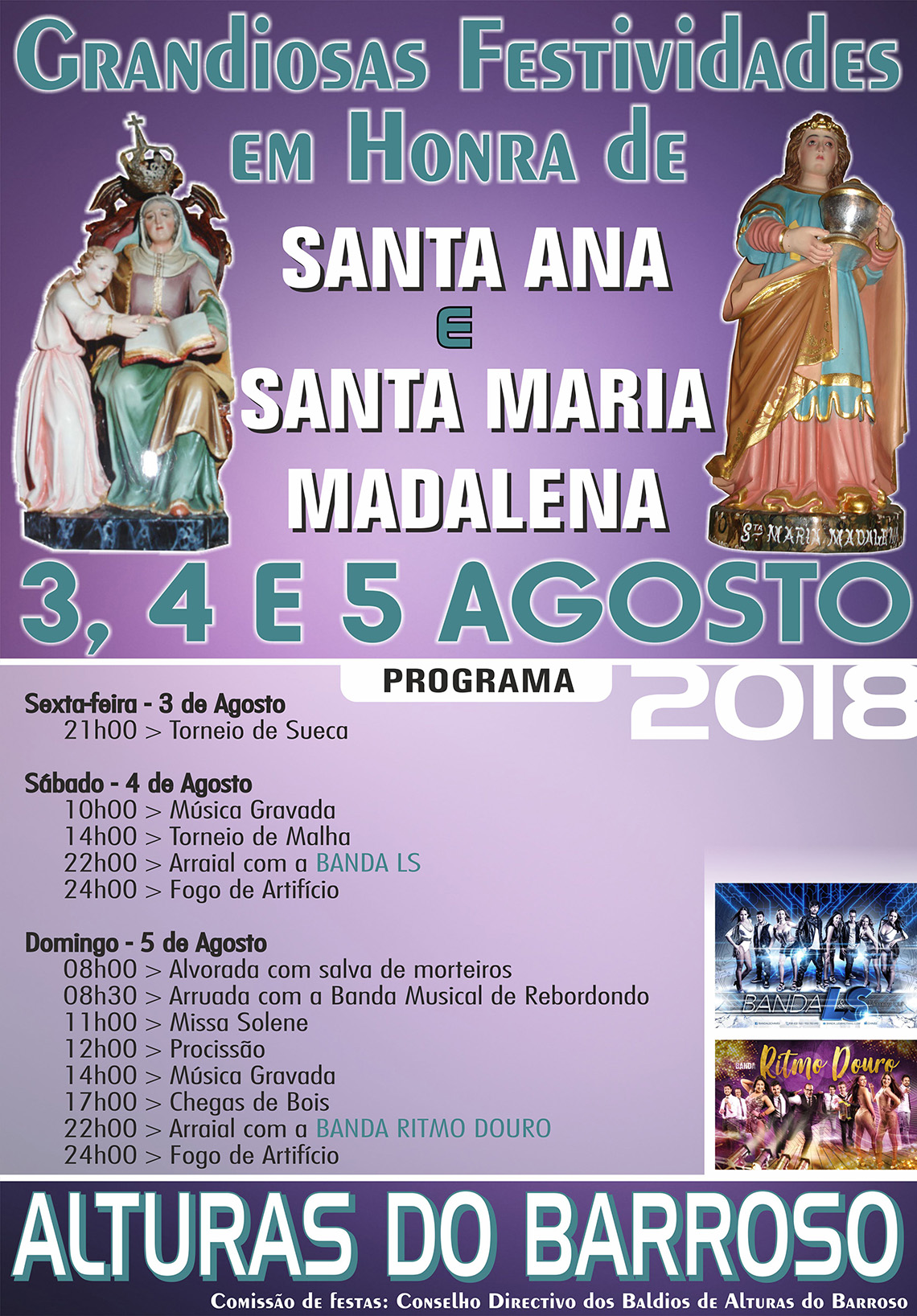 Festividades em Honra de Santa Ana e Santa Maria Madalena