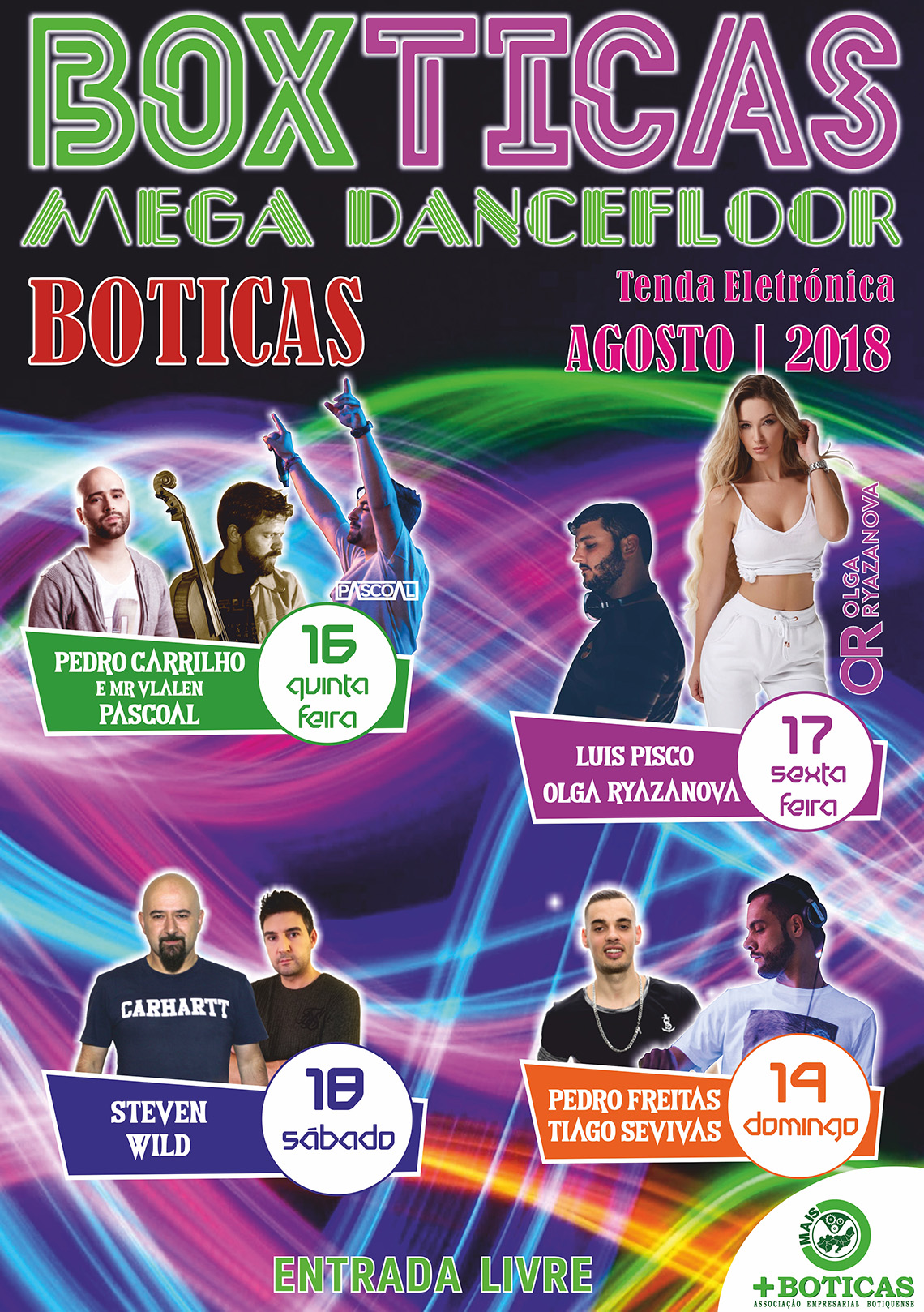 Boxticas Mega DanceFloor 2018