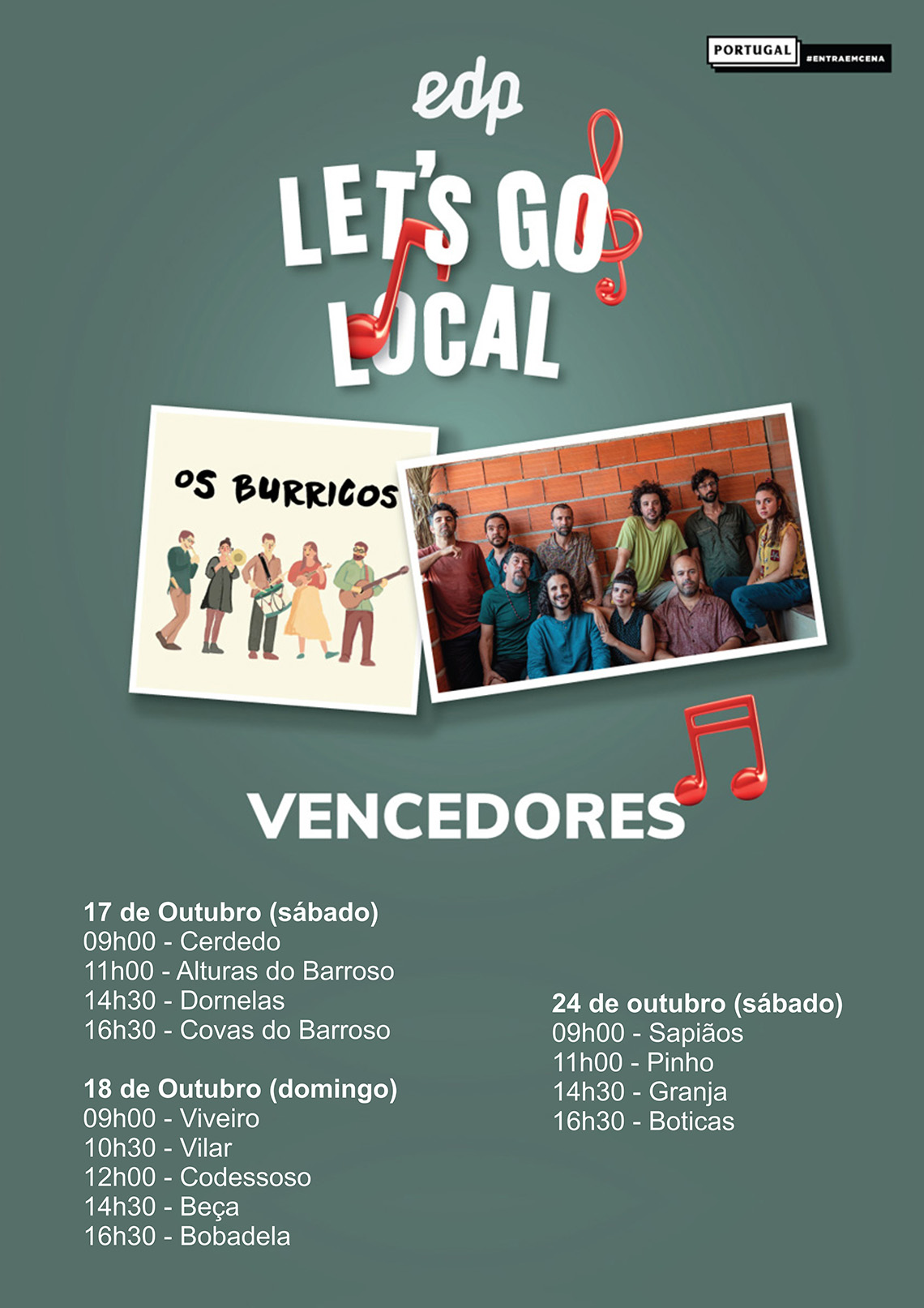 EDP LETS GO LOCAL - Os Burricos 