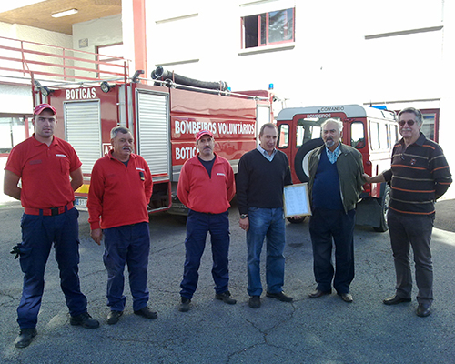 Jos Veiga homenageia os Bombeiros de Boticas