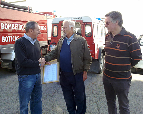 Jos Veiga homenageia os Bombeiros de Boticas