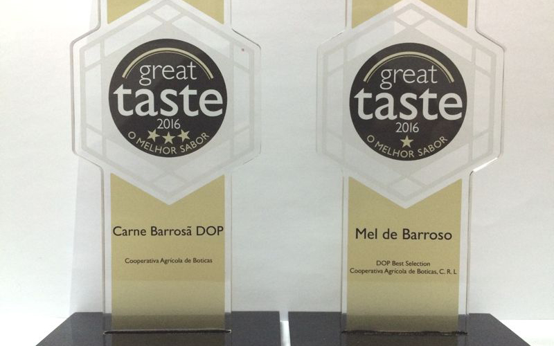 Carne Barros e Mel de Barroso conquistam duas medalhas nos Prmios Great Taste - O Melhor Sabor