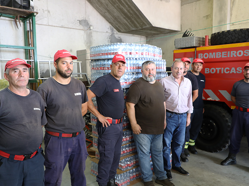 Bombeiros de Boticas receberam doaes de populares e empresrios locais