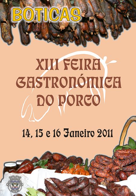 Feira Gastronómica do Porco realiza-se em Boticas nos dias 14, 15 e 16 de JaneiroFeira Gastronómica do Porco realiza-se em Boticas nos dias 14, 15 e 16 de Janeiro