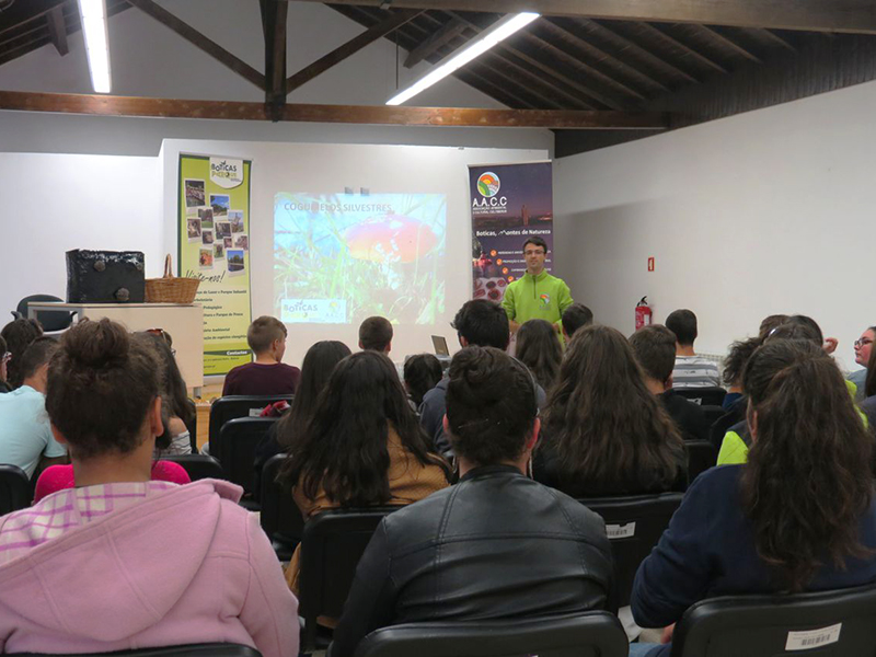 Alunos do Agrupamento Escolar participaram em workshop sobre cogumelos silvestres