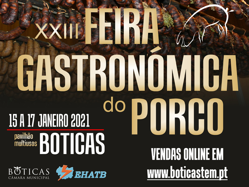 XXIII Feira Gastronómica do Porco realiza-se de 15 a 17 de janeiro e conta também com vendas online