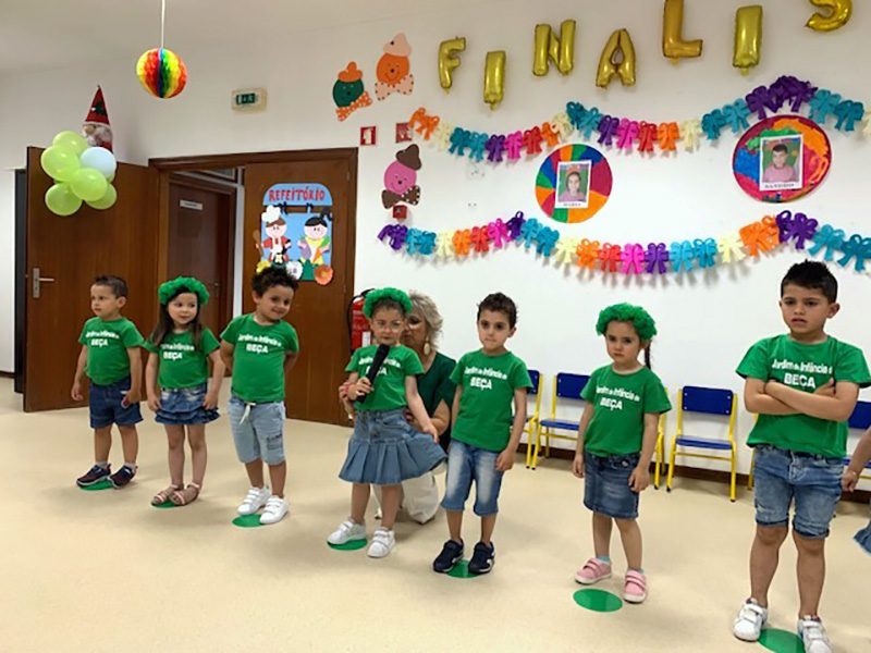 Festa de encerramento do ano escolar do Jardim de Infância de Beça