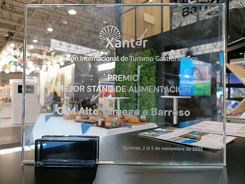 Stand da CIMAT agraciado com o Prmio Melhor Stand de Alimentao na Xantar 2023