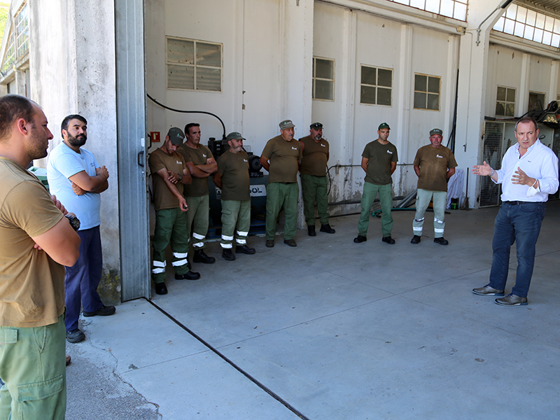 Presidente da Cmara reuniu com Sapadores Florestais Municipais