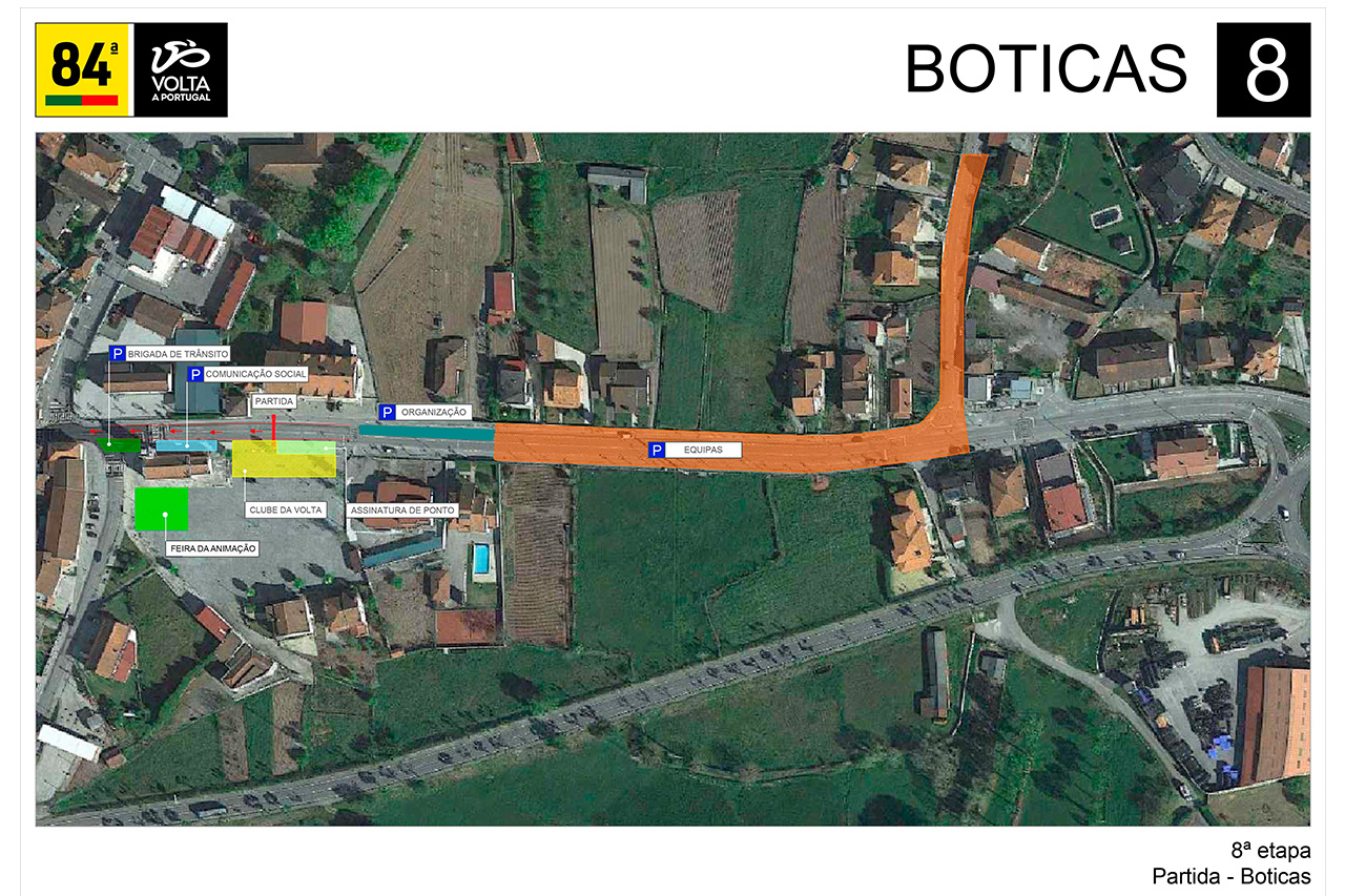 84ª Volta a Portugal em bicicleta – Corte de ruas e condicionamento de trânsito