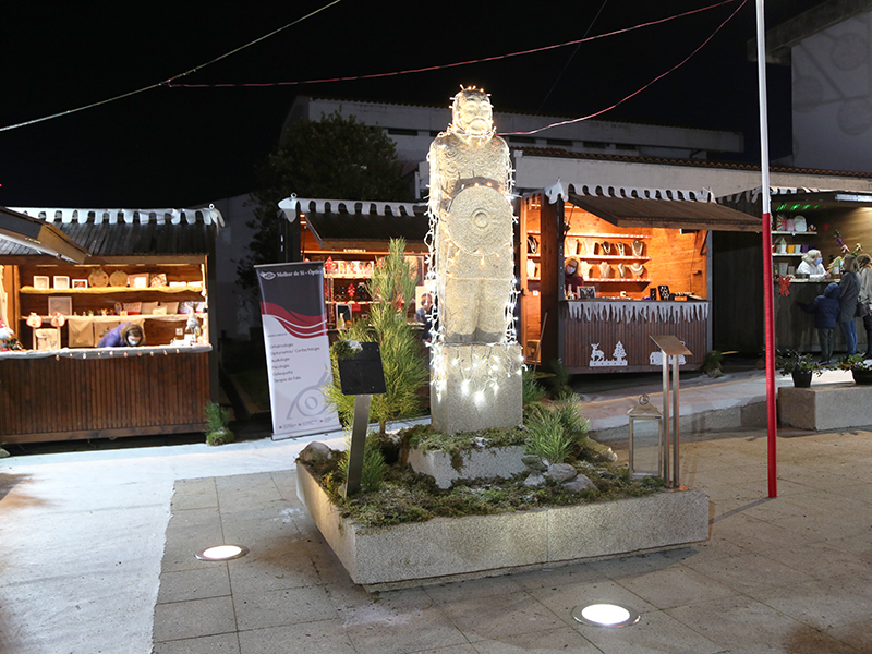 Mercado de Natal na vila de Boticas