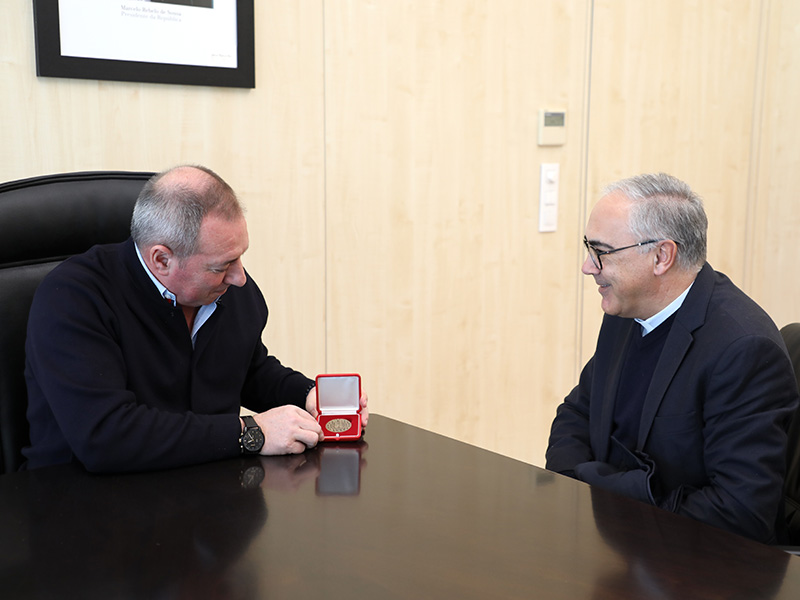 Bispo da Diocese de Vila Real recebido pelo Presidente da Cmara