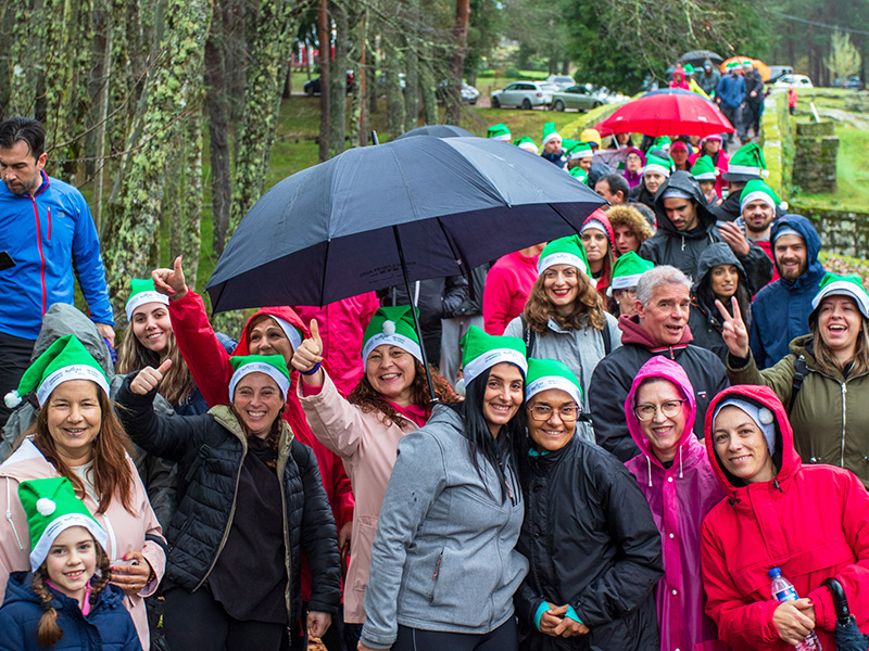 Caminhada do Barrete  Um Sonho de Natal teve lotao esgotada