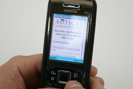 Municpio de Boticas lana site Mobile
