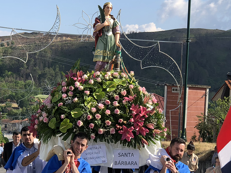 Festas no Eiró em honra de Santa Bárbara 