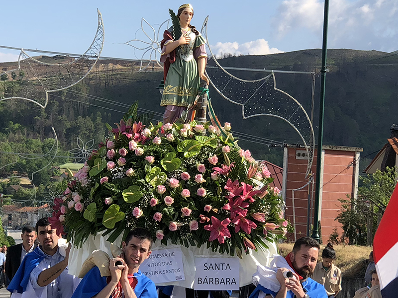 Festas no Eir em honra de Santa Brbara 