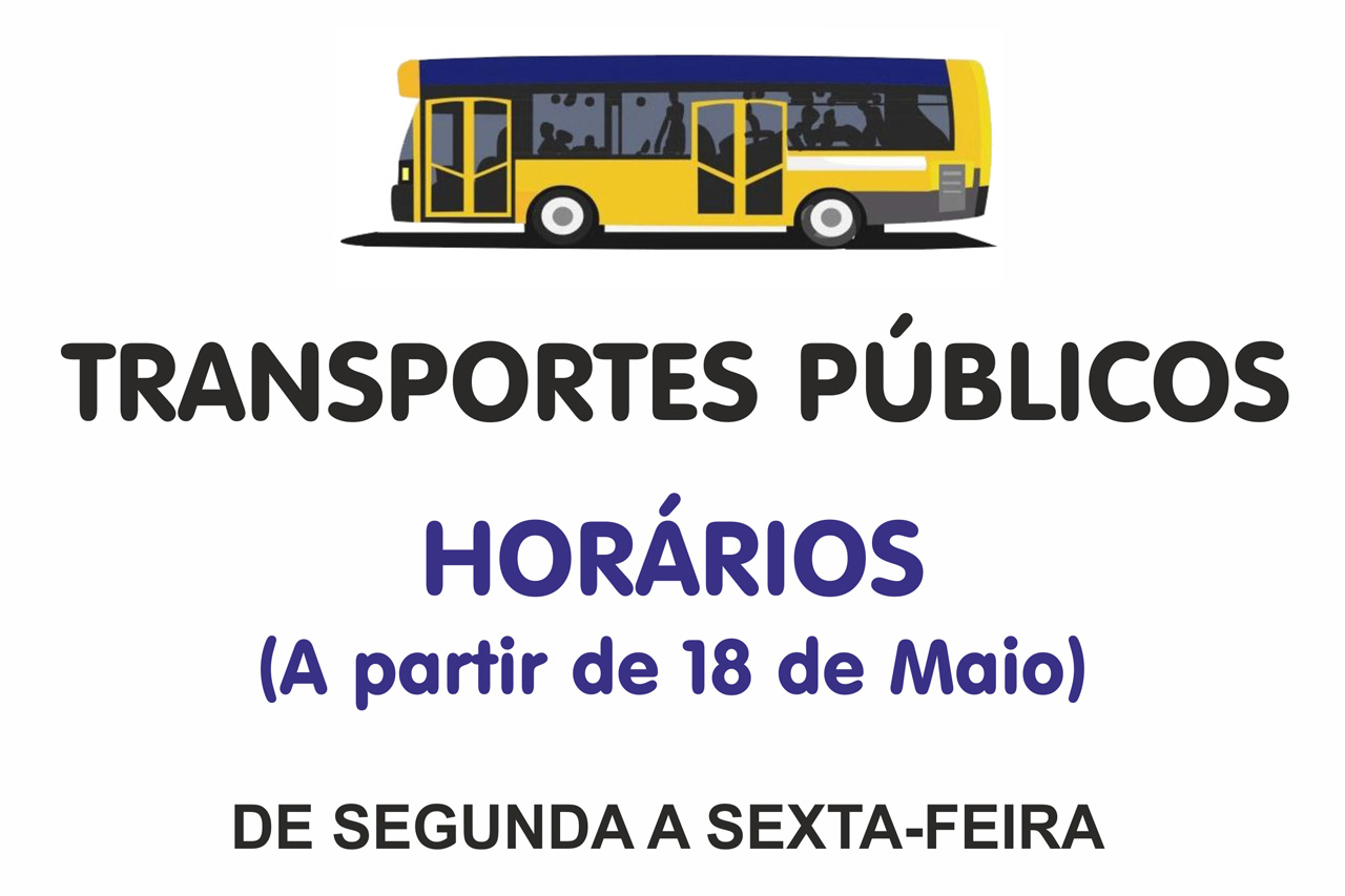 Horrios dos Transportes pblicos de passageiros a partir do dia 18 de maio (de segunda a sexta-feira)