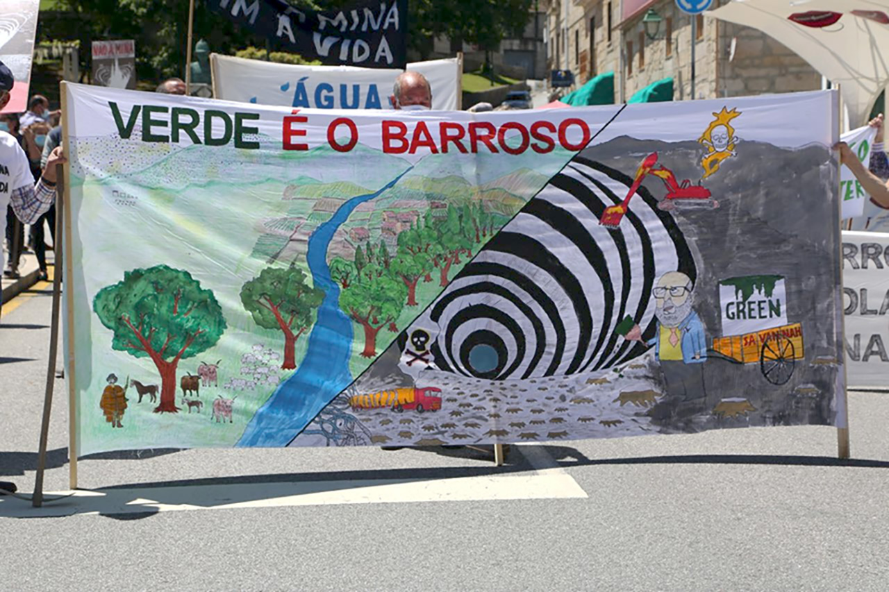 Caravana contra a explorao mineira na regio