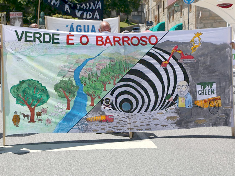 Caravana contra a explorao mineira na regio