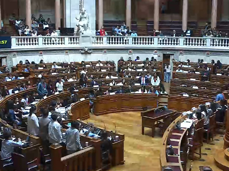 Aluna de Boticas representou distrito de Vila Real na Mesa da Sesso Nacional do Parlamento dos Jovens 2024