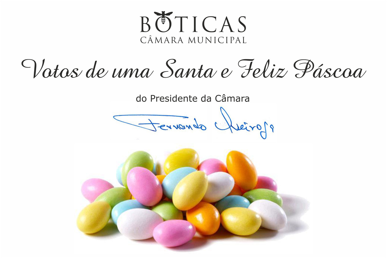 Votos de uma Santa e Feliz Pscoa 2021