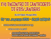 XVII Encontro de Cantadores de Reis/Janeiras no prximo dia 7 de Janeiro