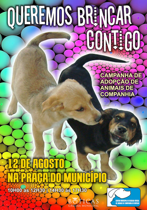 Campanha de Adopo de Animais de Companhia na Praa do Municpio