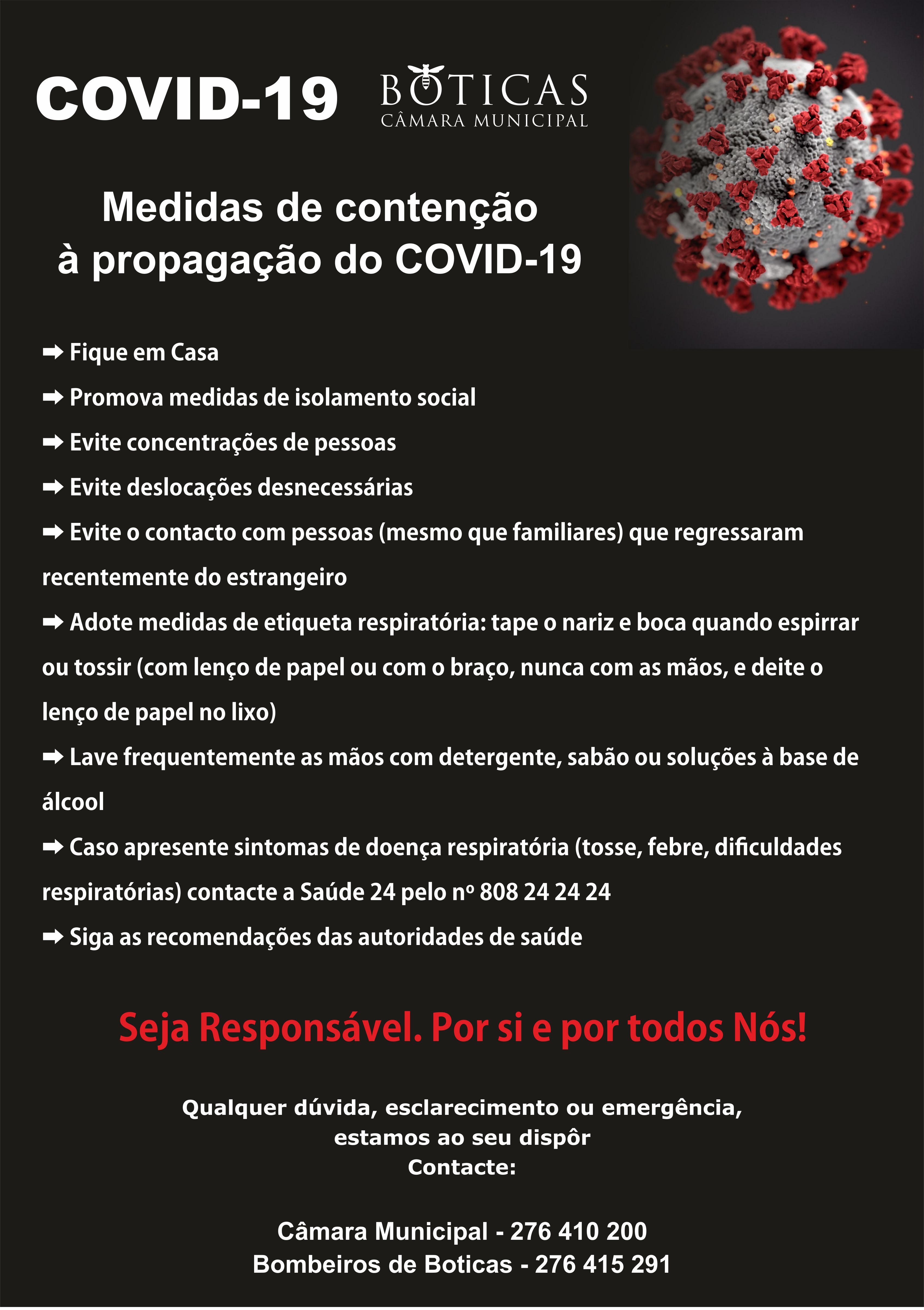 Medidas de conteno  propagao do COVID-19