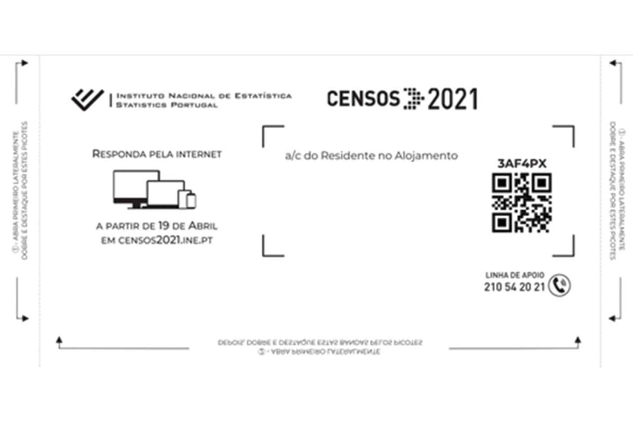 Censos 2021 | Resposta ao inquérito a partir do dia 19 de abril