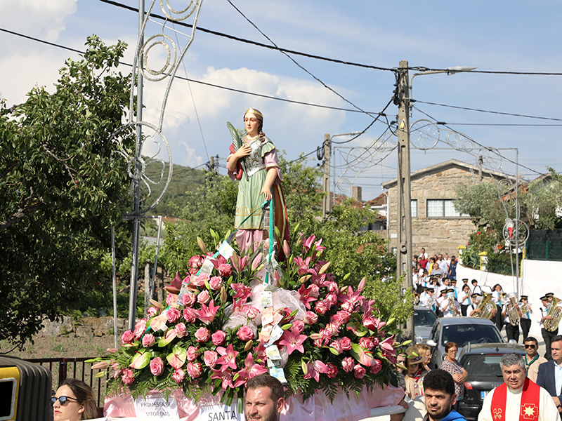 Festividades em honra de Santa Bárbara no Eiró