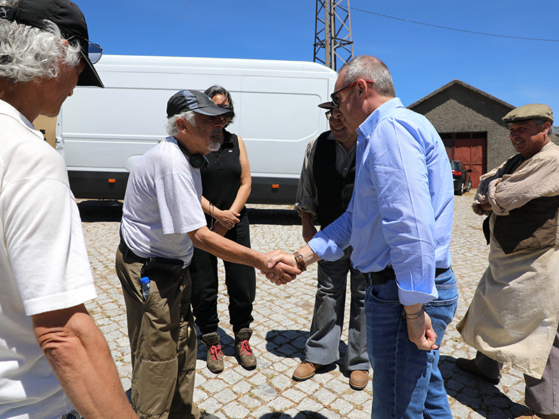 Presidente da Cmara assistiu  rodagem da srie Histrias da Montanha