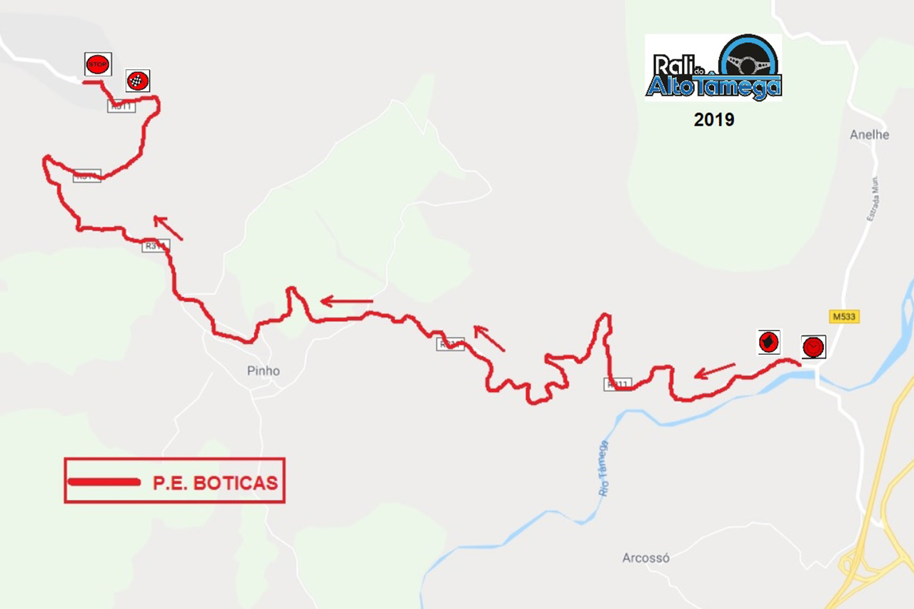 Rali do Alto Tmega  Aviso de Trnsito Interrompido