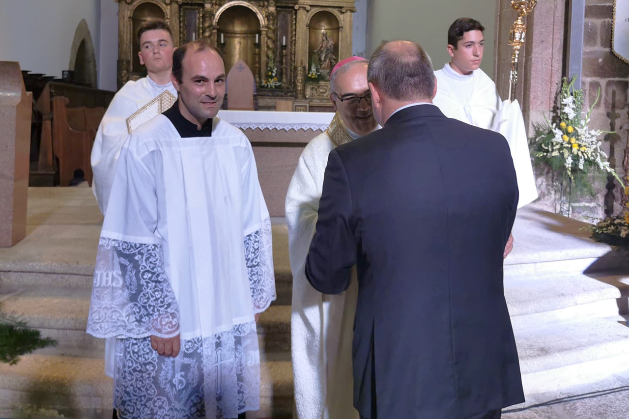Presidente da Câmara na cerimónia comemorativa da entrada do novo Bispo de Vila Real