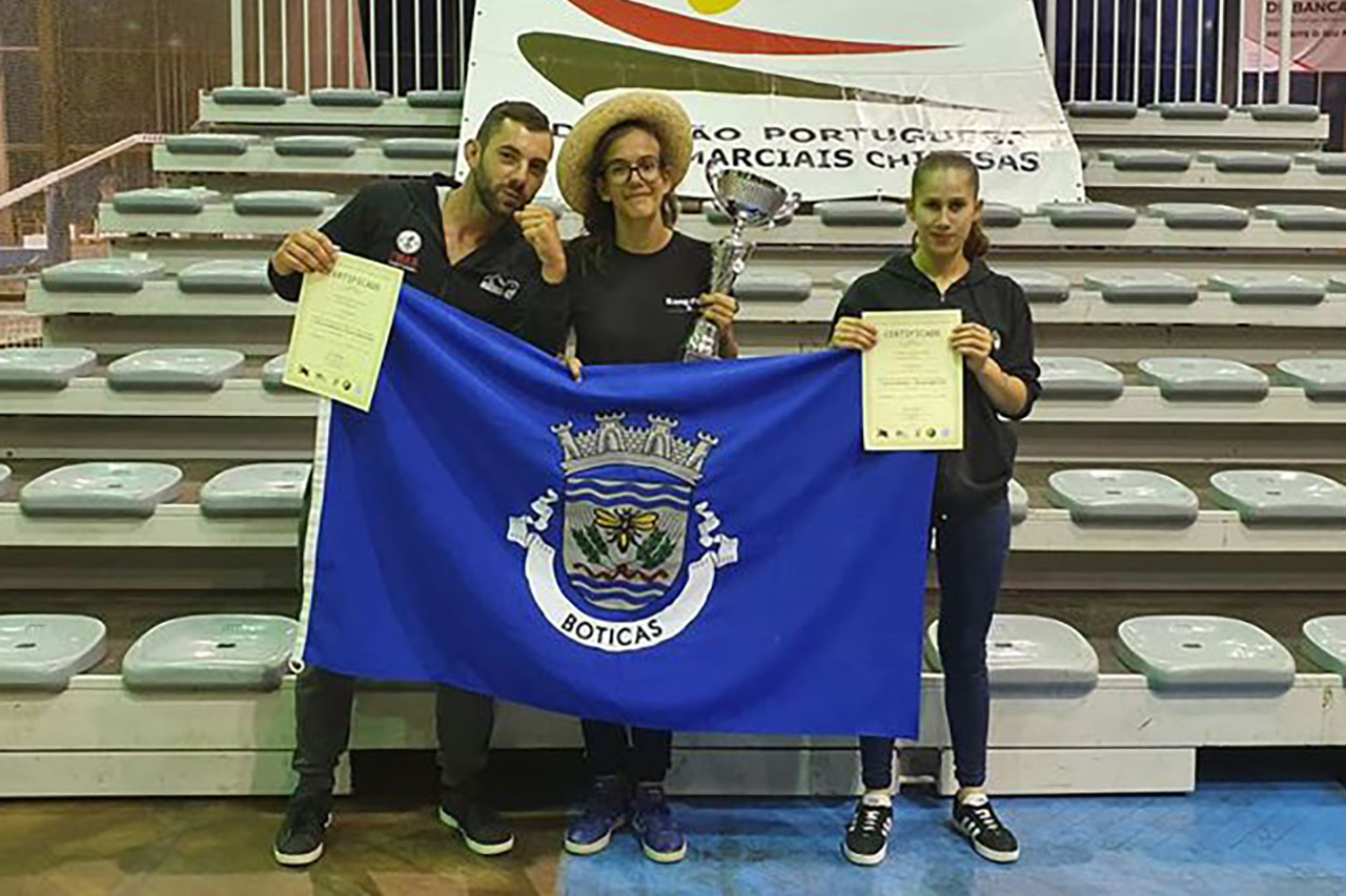 Atletas botiquenses no pdio da Taa de Portugal de Kung Fu