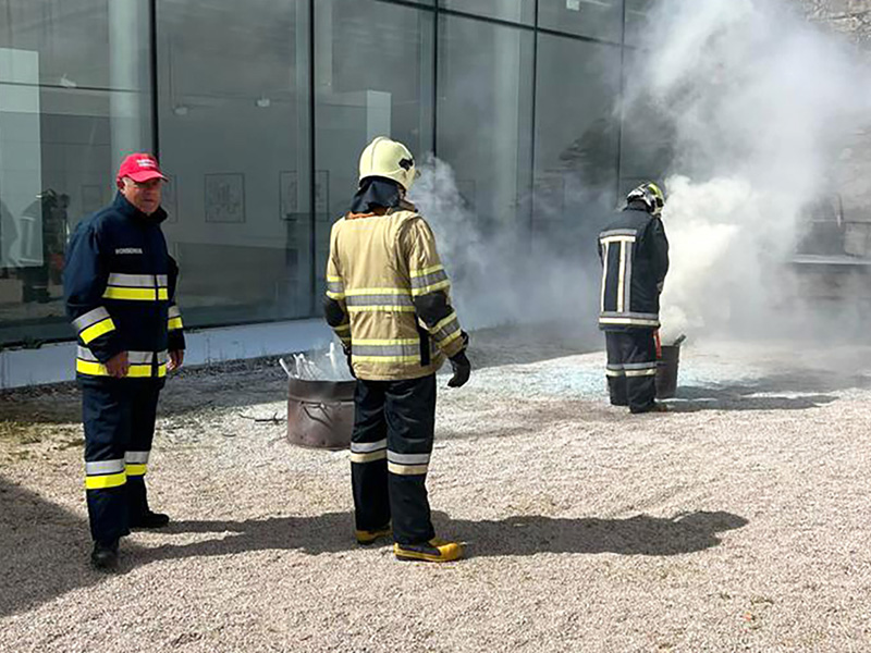 Simulacro de incêndio no Boticas Hotel Art & SPA