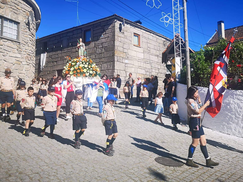Festividades em honra de Santa Bárbara no Eiró