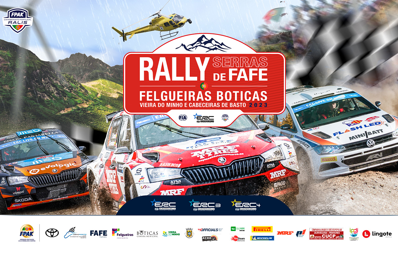 Rally Serras de Fafe, Felgueiras, Boticas, Vieira do Minho e Cabeceiras de Basto abre novamente os campeonatos Europeu e Nacional de Ralis