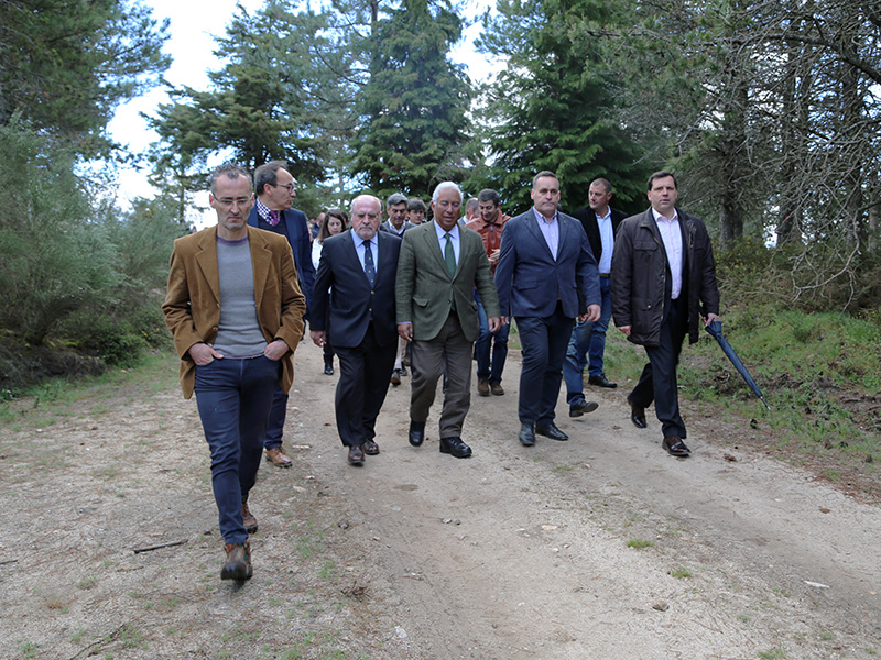 Primeiro Ministro visitou trabalhos de limpeza da floresta no Concelho de Boticas 