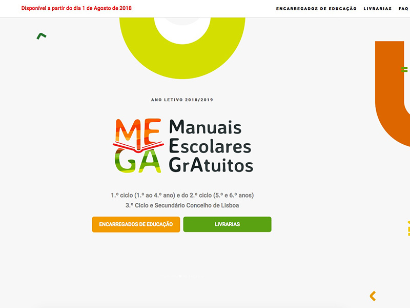 Plataforma de oferta de manuais escolares disponvel a partir do dia 1 de agosto