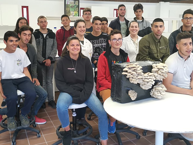 Alunos do Curso de Jardinagem participaram numa Oficina Micolgica