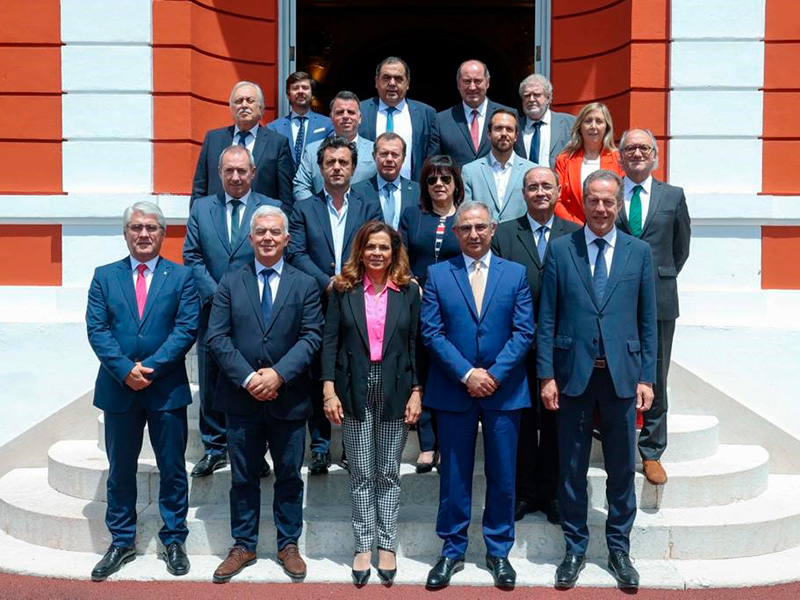 Delegao da Associao Nacional de Municpios Portugueses recebida pelo Presidente do Governo Regional dos Aores