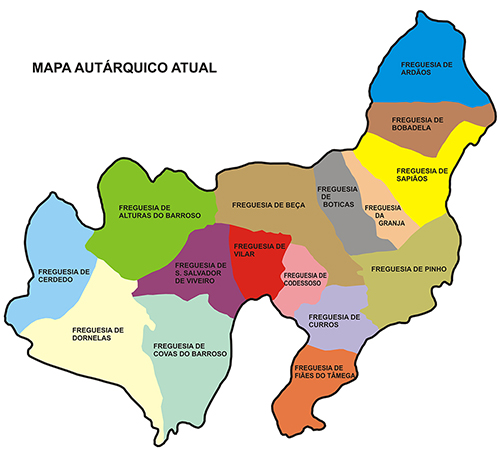 Boticas reduz de 16 para 10 o nmero de freguesias
