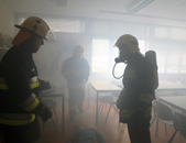 Simulacro de Incndio na Escola Gomes Monteiro