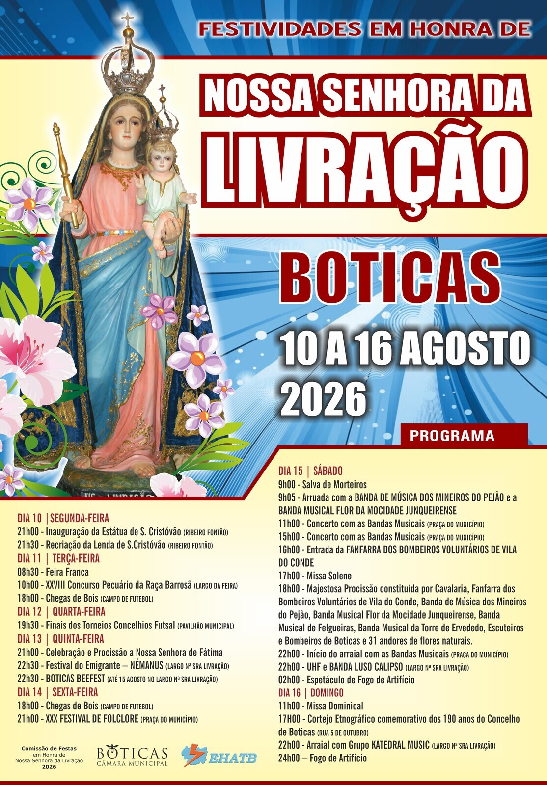 Cartaz Festa Sra Livração 2026